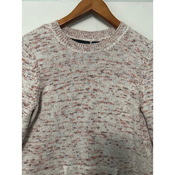 Preswick & Moore Multicolor Crew Neck Long Sleeve Front Pocket Sweater Size M - Picture 2 of 9